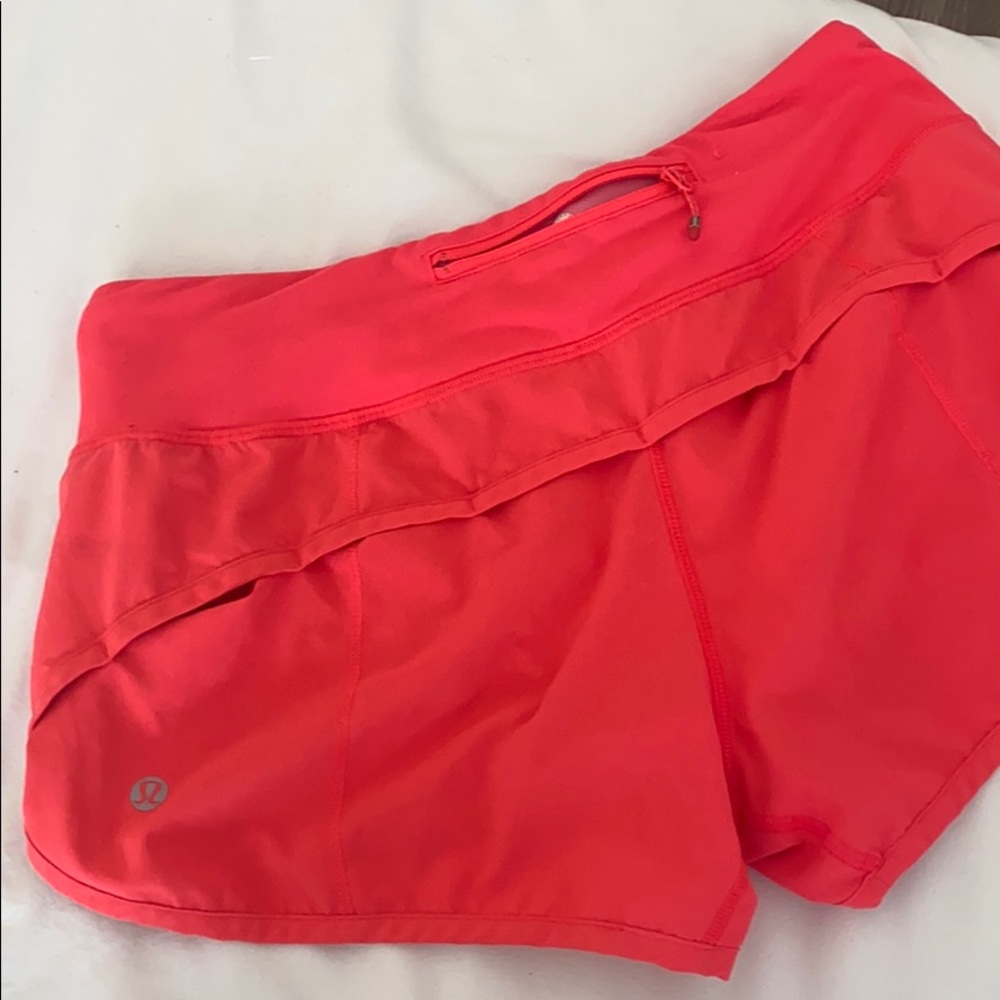 Lululemon hot pink shorts